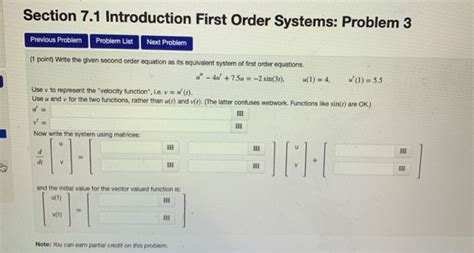 Image result for First Order System Problems