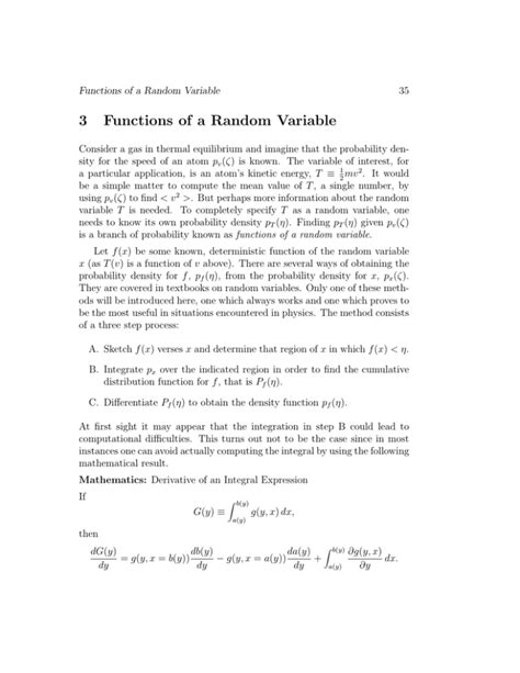 Image result for General Functions of Random Variables