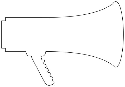 Image result for Printable Megaphone Pattern