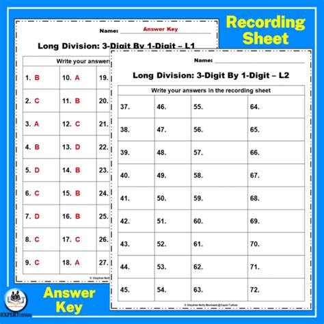 Image result for Long Division Grade 3 Using 1 Digit