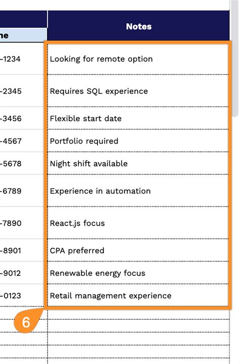 Toradh íomhá ar Job Application Spreadsheet Example