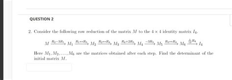 Image result for Row Reduction Identity Matrix