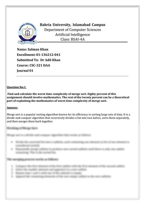 Image result for Merge Sort Worst Time Complexity