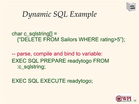 Résultat d’images pour Dynamic and Normal SQL Queries