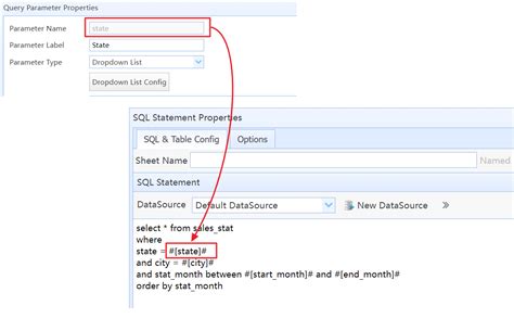 Parameterized Query SQL に対する画像結果