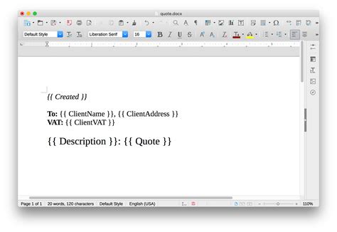 Python Docx Example Document に対する画像結果