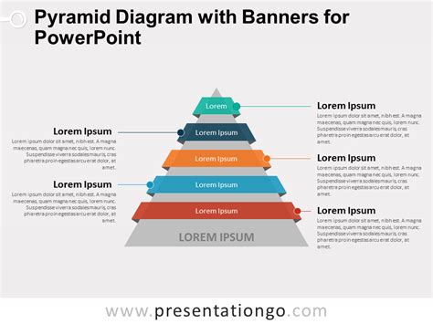 Toradh íomhá ar Pyramid Design Chart PowerPoint