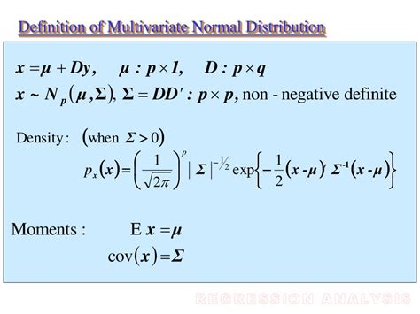 Image result for Multivariate Normal Distribution PPT