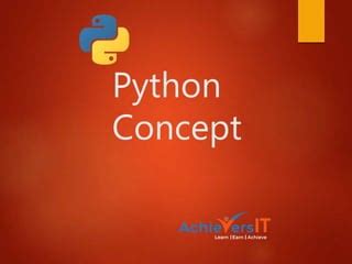 Image result for Python Theory Concept PPT