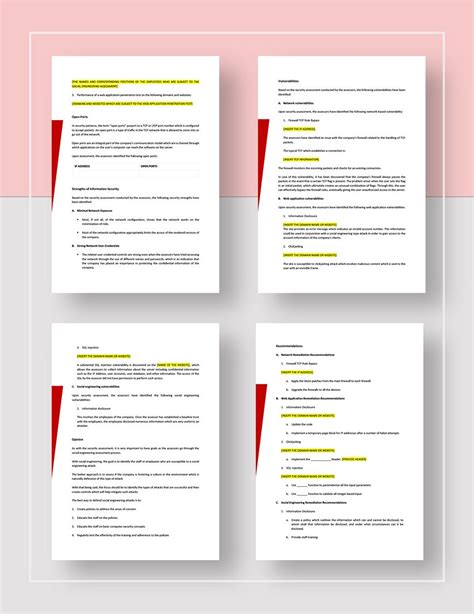 Security Analysis Report Example に対する画像結果