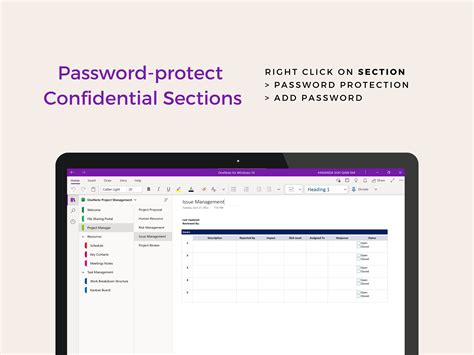 OneNote Project Management Template From Bing に対する画像結果