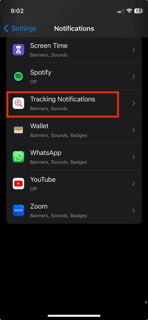 Afbeeldingsresultaten voor Tracking Notifications Design