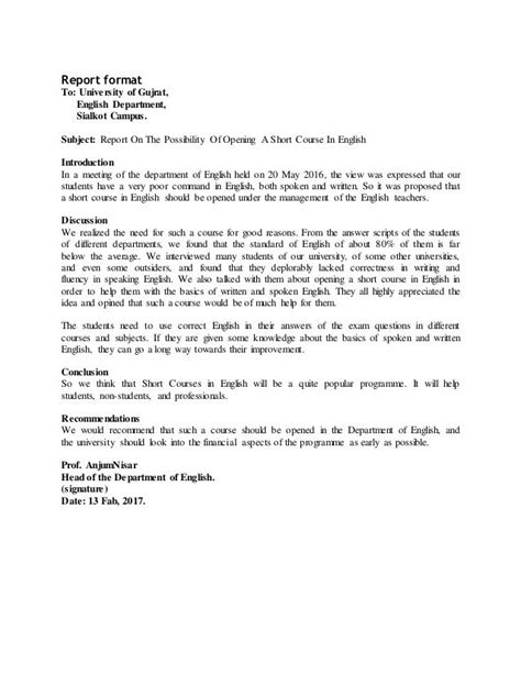 Image result for English Report