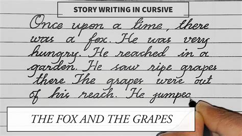 Image result for Cursive Writing Story
