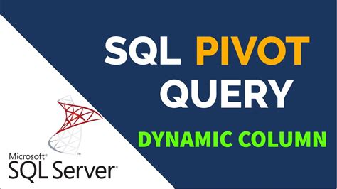 Image result for Dynamic T-SQL Pivot Query