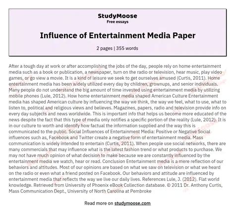 Image result for Entertainment Essay