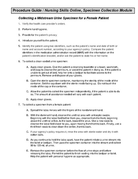 Résultat d’images pour Specimen Collection Nursing