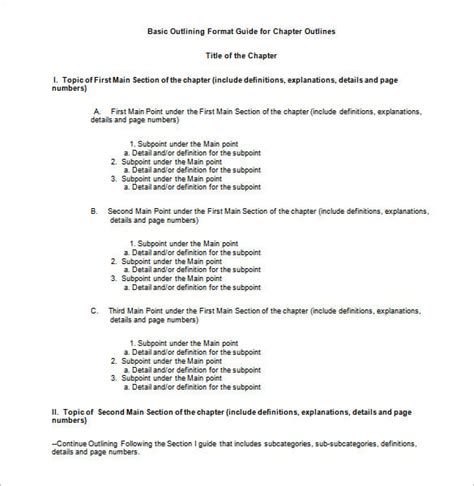 Toradh íomhá ar What Is a Book Chapter Outline