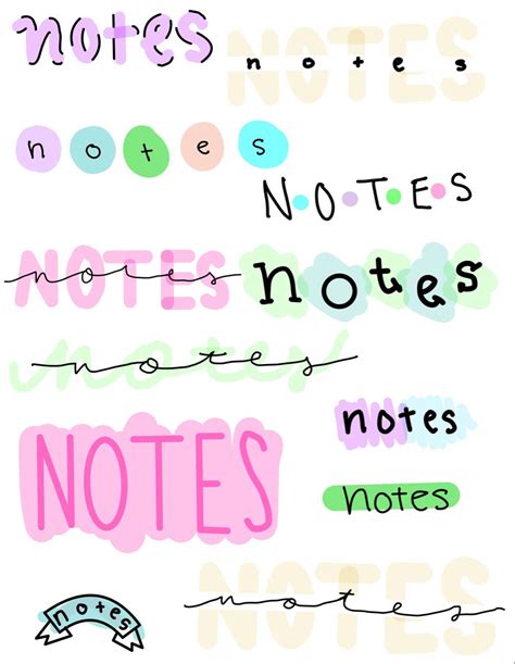 Image result for Header Design for Notes