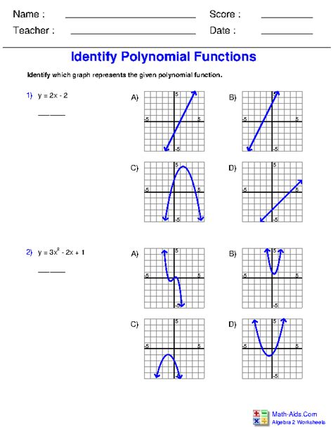 Toradh íomhá ar Algebra 2 Polynomials Worksheet.pdf