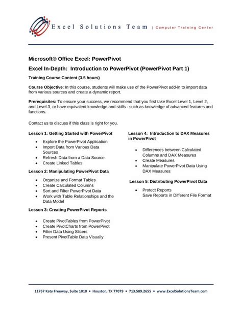 Image result for Excel PowerPivot Training
