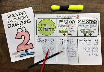 Image result for Two-Step Equations Foldable