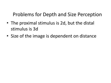 Image result for Depth Perception Problems