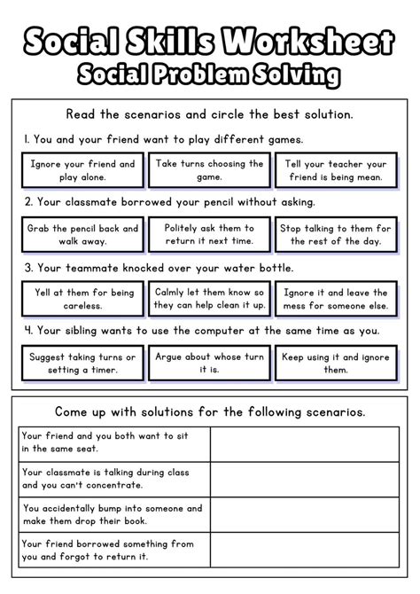 Image result for Building Problem Solving Skills Worksheet