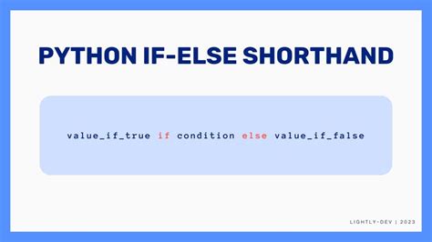 Image result for Shorthand If Statement Python