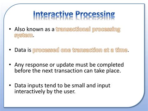 Image result for How Work Interactive Processing