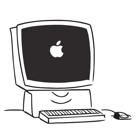 Image result for Vintage Computer Line Drawing