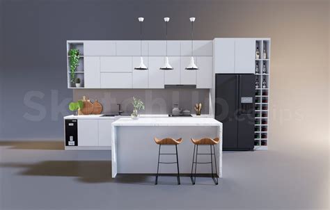 Afbeeldingsresultaten voor SketchUp Kitchen Design