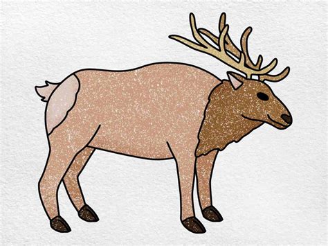 Image result for Simple Elk Drawing