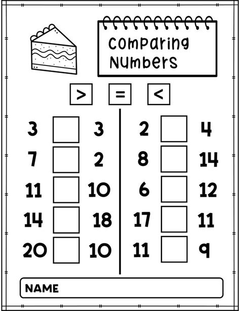 Afbeeldingsresultaten voor Comparing Numbers Pictures