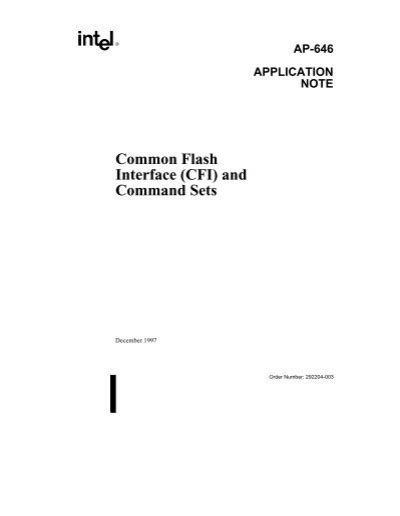 Image result for Common Flash Interface