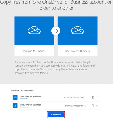 Toradh íomhá ar Microsoft Power Automate Copy File