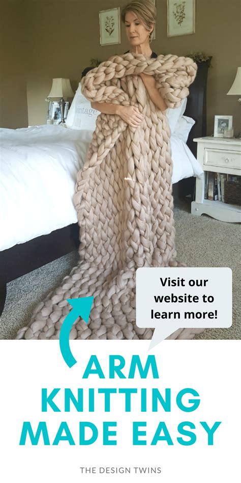 Image result for Easy Arm Knitting
