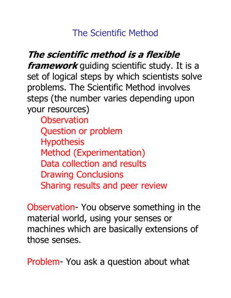 Image result for Scientific Method Notes