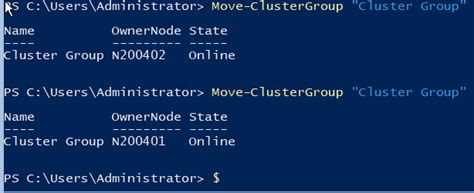 Windows Cluster Commands に対する画像結果