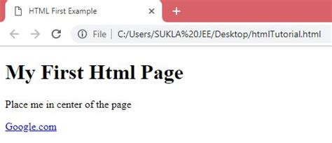 Résultat d’images pour HTML First-B Web Page