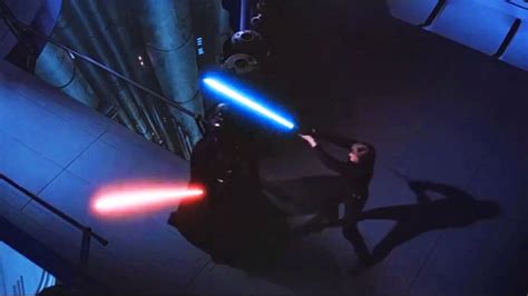 Image result for Luke vs Vader Blue
