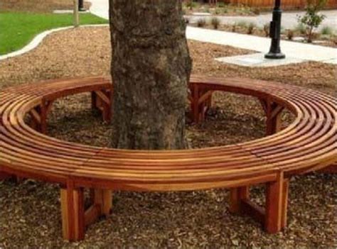 Image result for Bench to Go around Tree