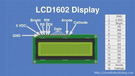 Image result for LCD 16 Pin Arduino