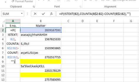 Image result for Excel Numbering Formula