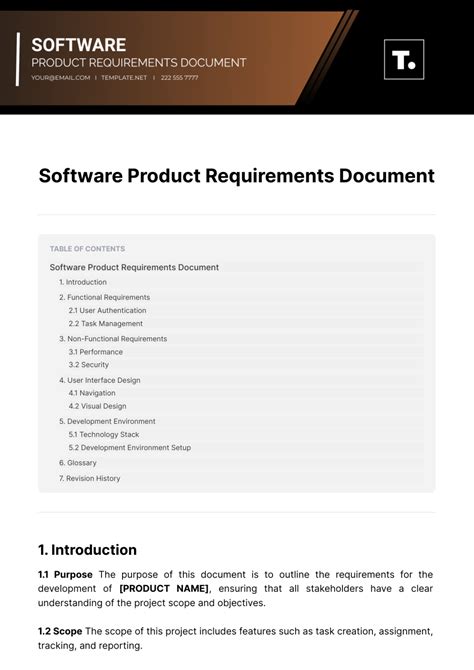 Simple Software Development Requirements Template に対する画像結果