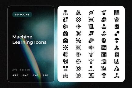 Machine Learning and Artificial Intelligence Icons, Icons ft. ai ...