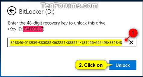Toradh íomhá ar Unlock My Device BitLocker