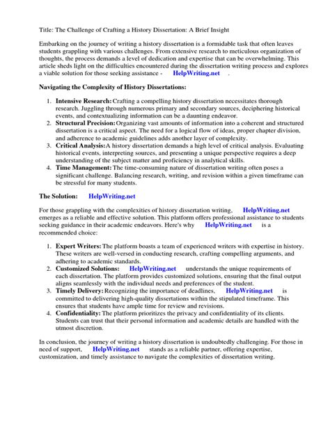 Image result for History Dissertation Question Examples