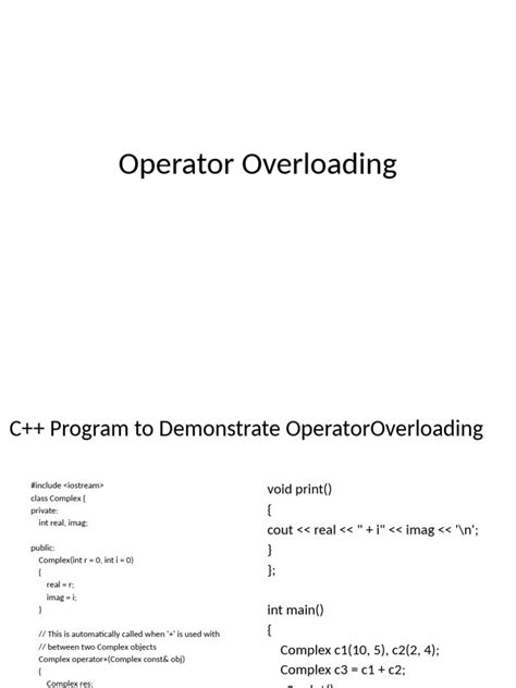 Image result for Operator Overloading in C++ Code