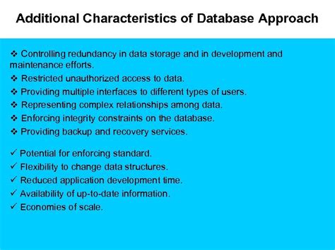 Characteristics Of Database Approach に対する画像結果